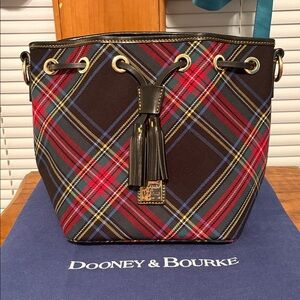 EUC Dooney Tartan Plaid Kendall